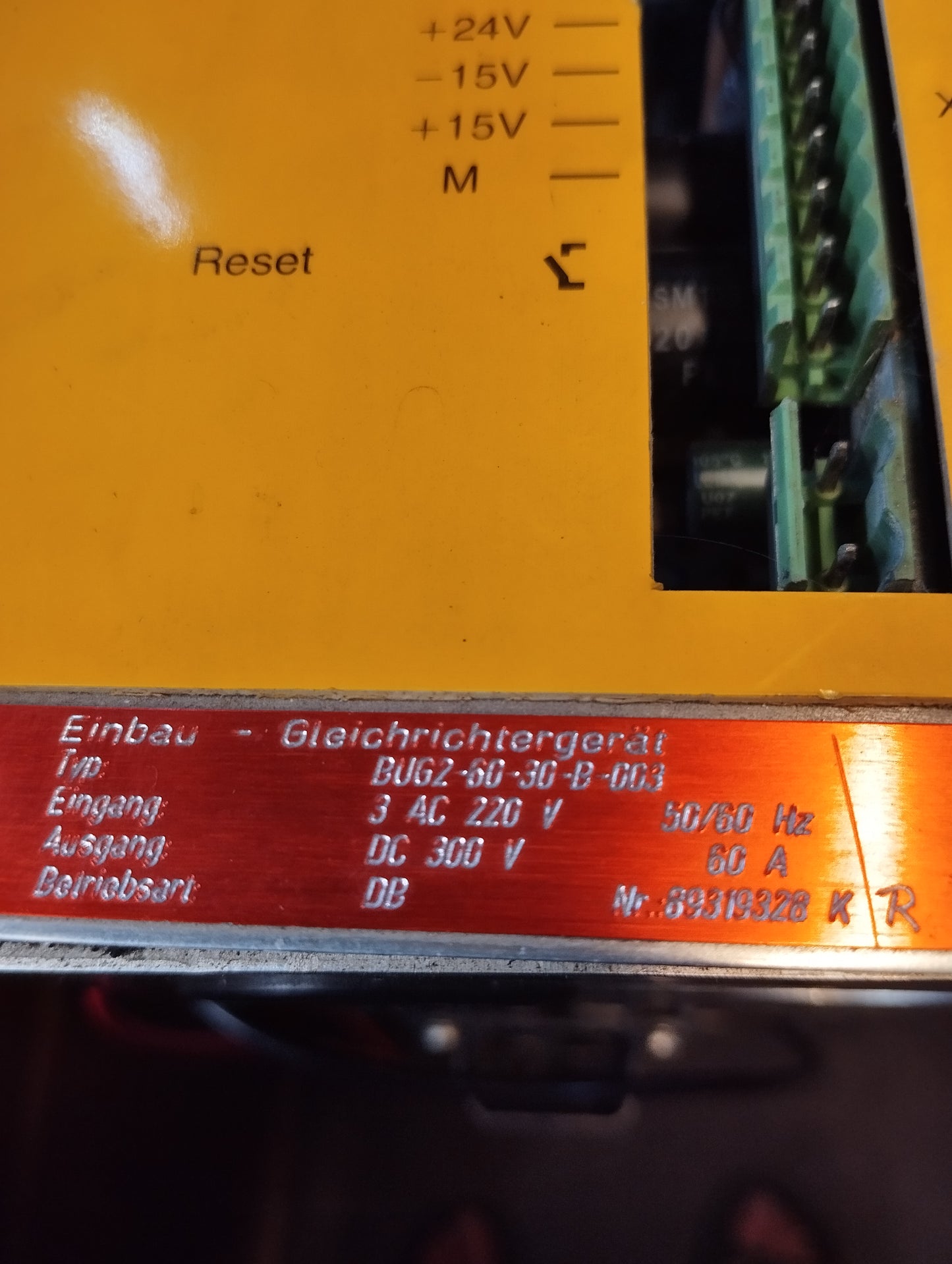 BUG2-60-30-B-003, Baumüller, Servonetzteil, 18kW, 60A