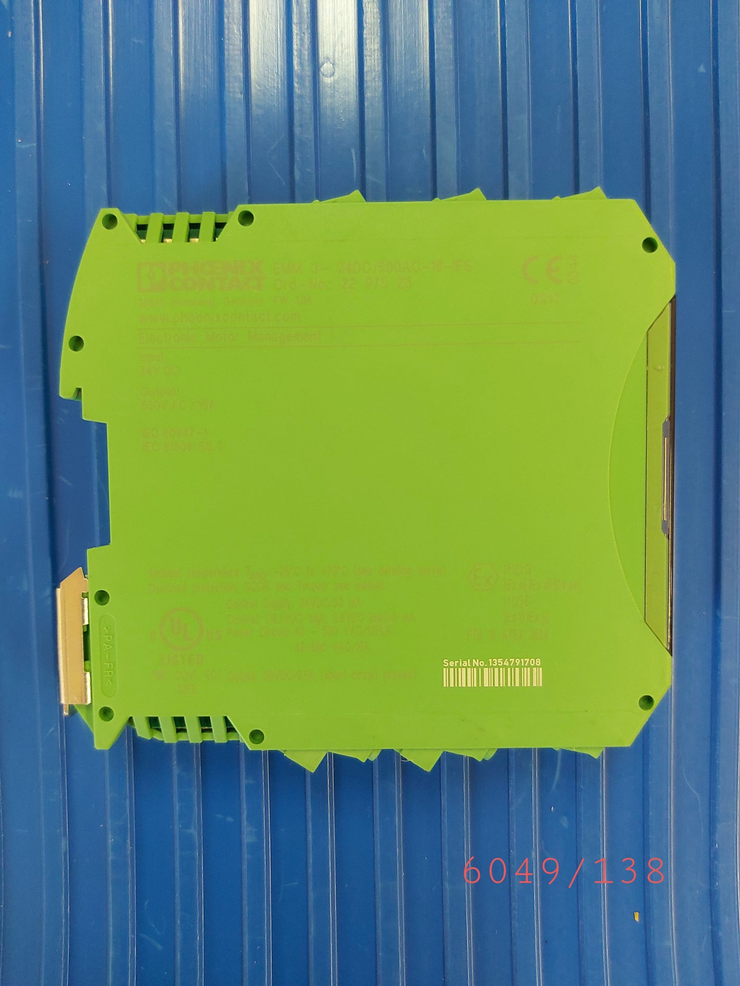 2297523, EMM 3-24DC/500AC-16-IFS, Phoenix Contact Motorschutz