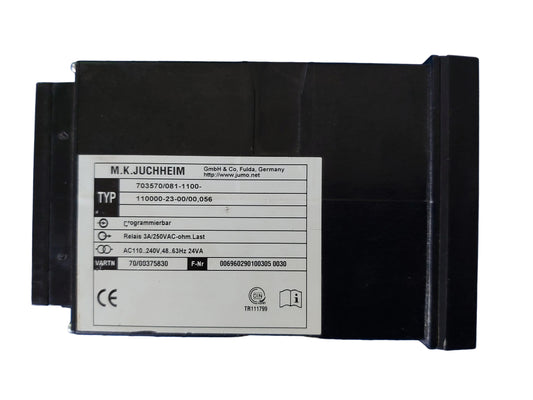 703570/081-1100-110000-23-00/00,056 programozható folyamatszabályzó, Dicon 500, Jumo