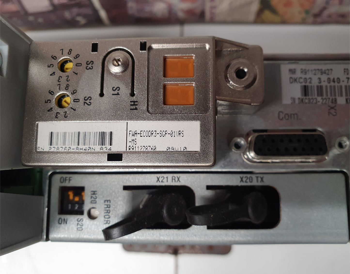 DKC02.3-040-7-FW, digital, AC servo amplifier module, Ecodrive, Indramat, 40A