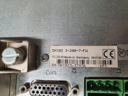 DKC02.3-200-7-FW, Bosch Rexroth Indramat, Ecodrive, 200A, AC-szervo erősítő