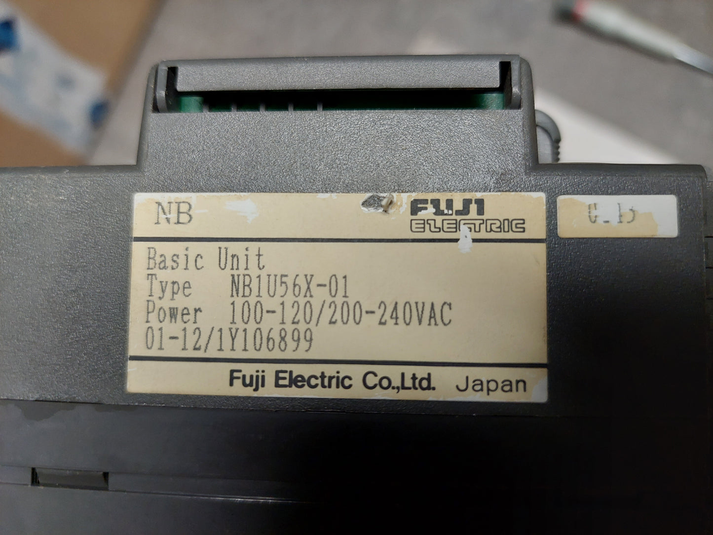 Fuji Electric plc-hmi konfig: UG420H-SC1 hmi + NB1U56X-01 plc
