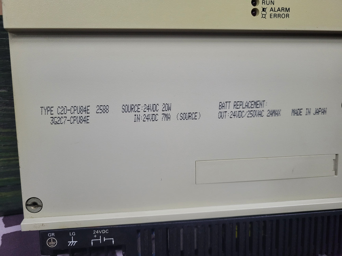 C20-CPU84E, Sysmac C20, Omron, programmierbare Steuerung