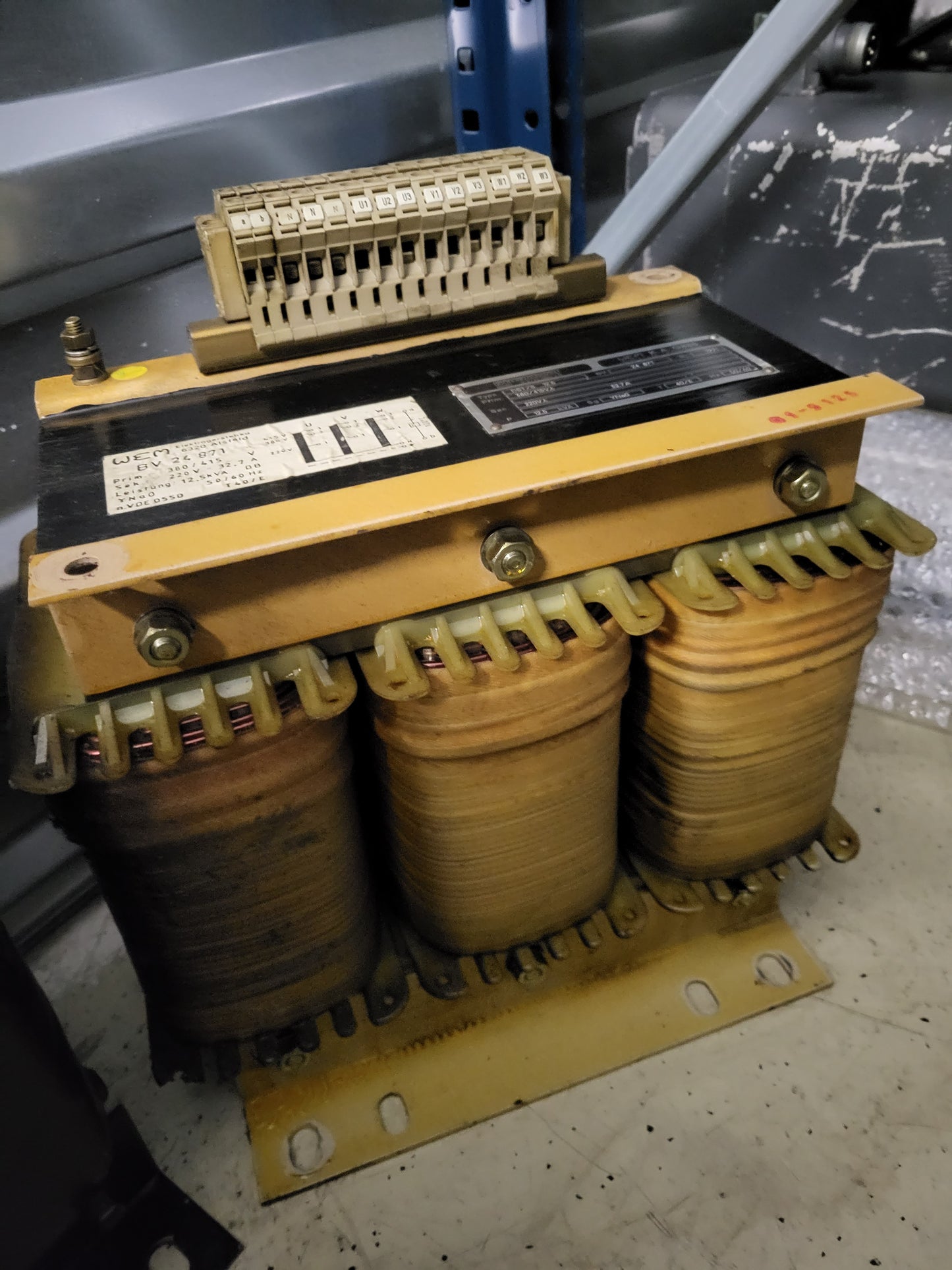 DST/S 12.5, Indramat-Transformator, 12,5 kVA