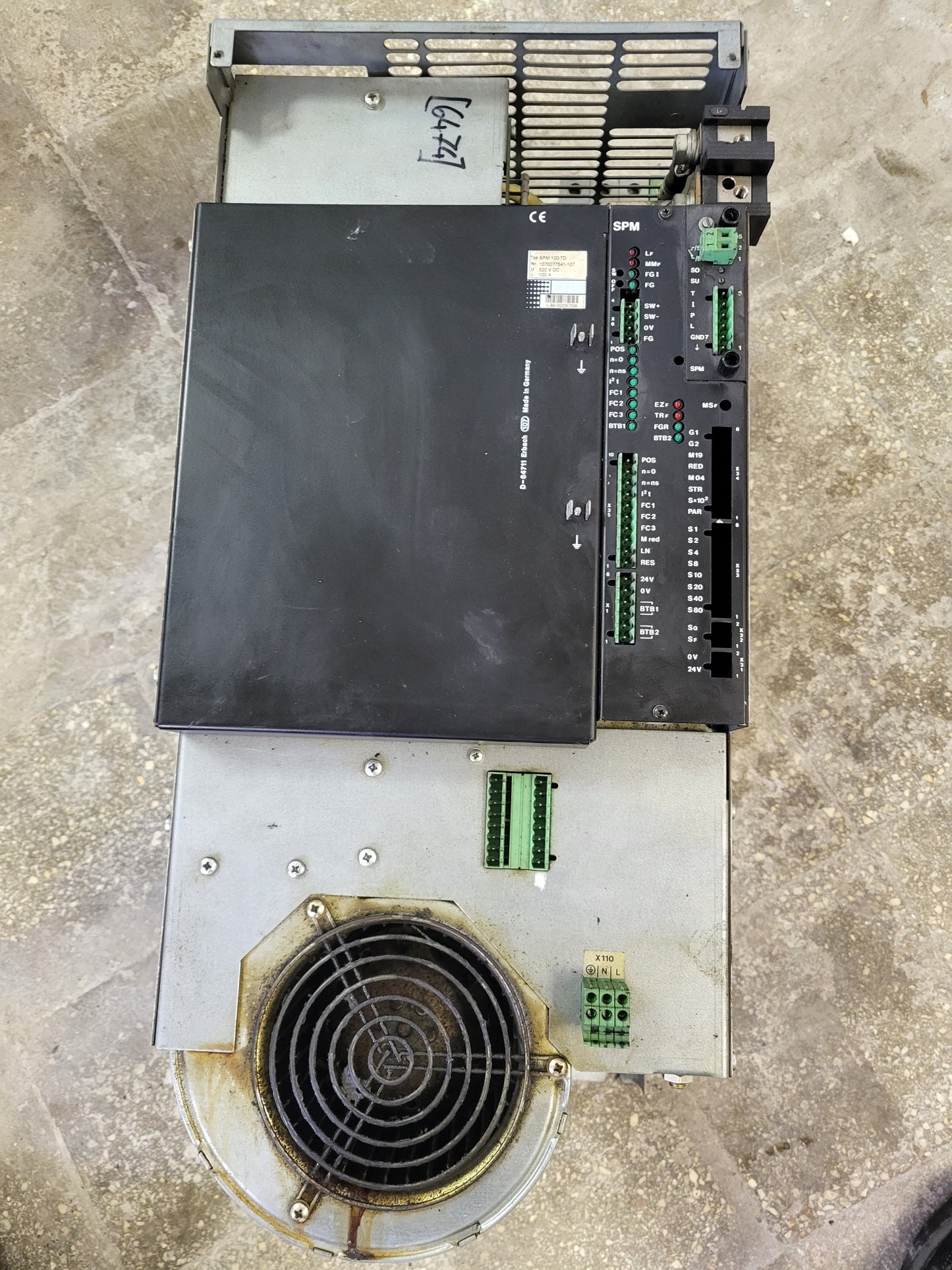 SPM-100 TD, Bosch, (1070077541-107) szervóerősítő orsóhajtás, 100A