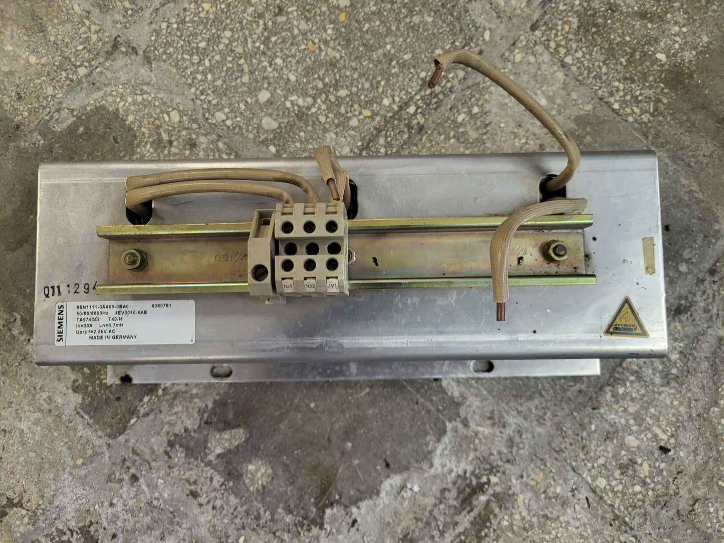 6SN1111-0AA00-0CA1 (+6SN1111-0AA00-0BA0) SIMODRIVE 611 HF REACTOR module, 36kW, UL