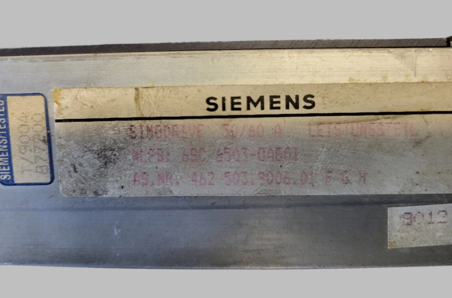 6SC6503-0AG01, Simodrive 30/60A Leistungsmodul