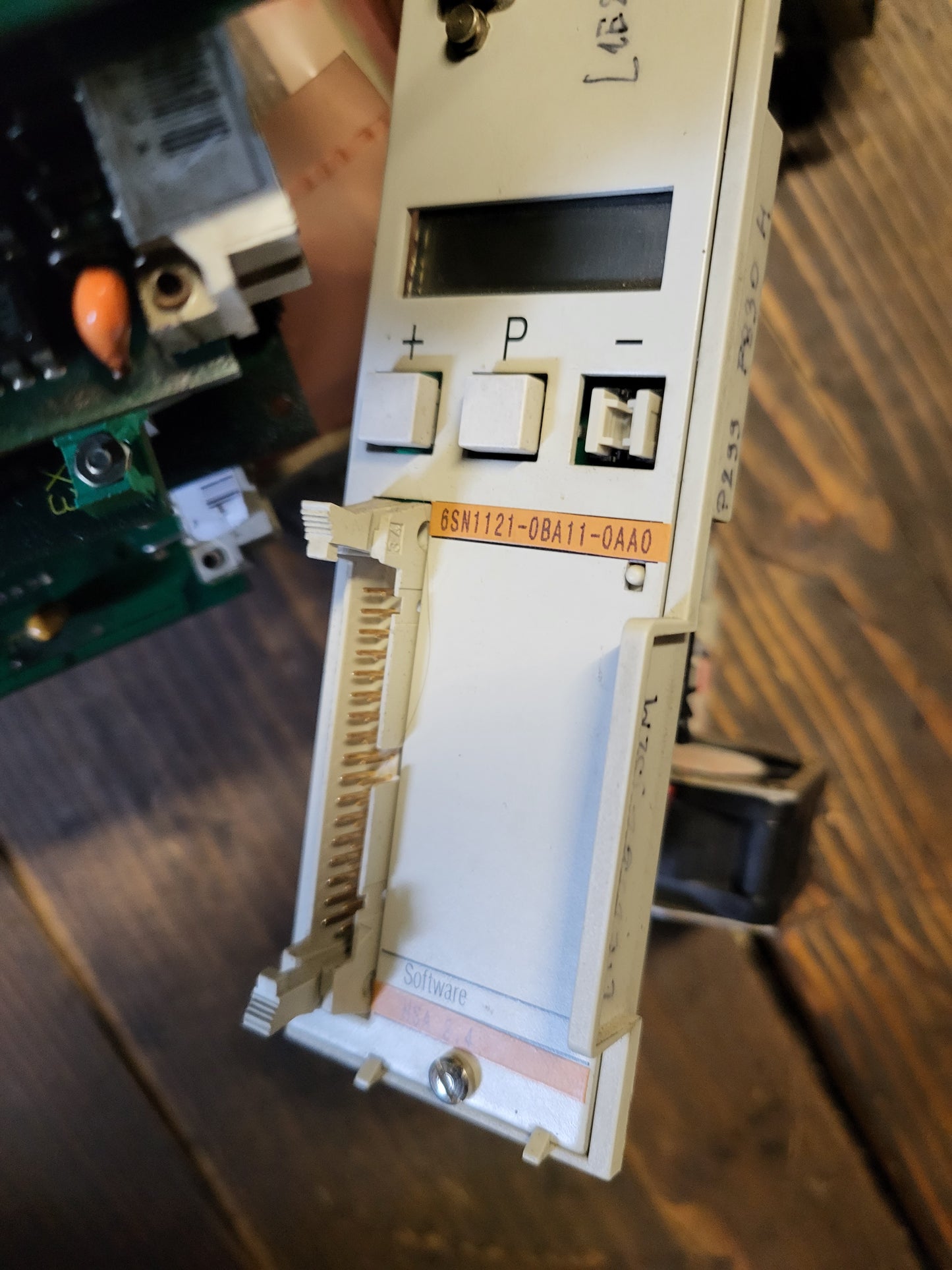 6SN1121-0BA11-0AA0, SIMODRIVE 611-A control card for spindle drive, 1PH basic version motor