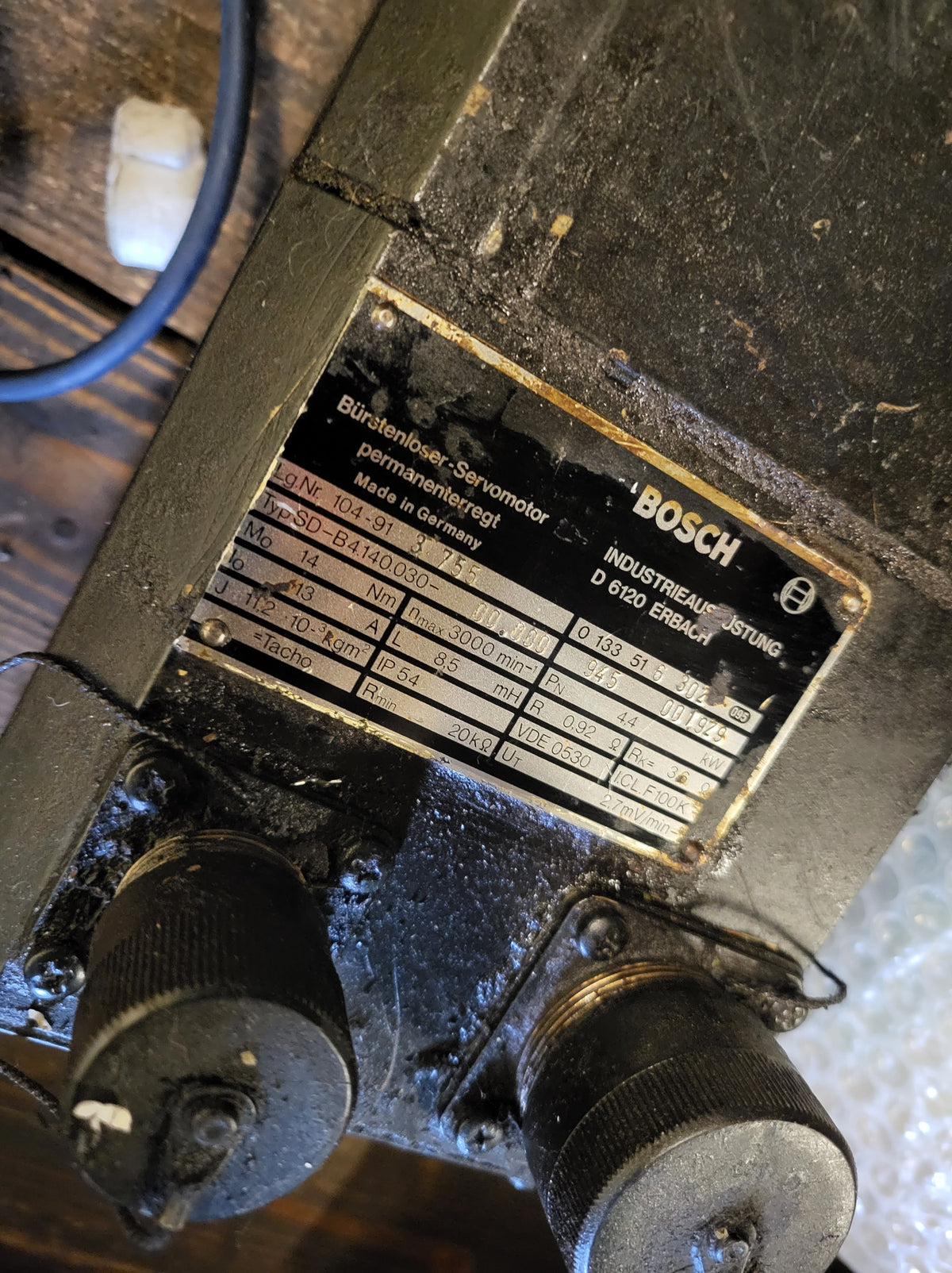 SD-B4.140.030-00.000, Bosch, kefe nélküli szervo motor, 4.4 kW