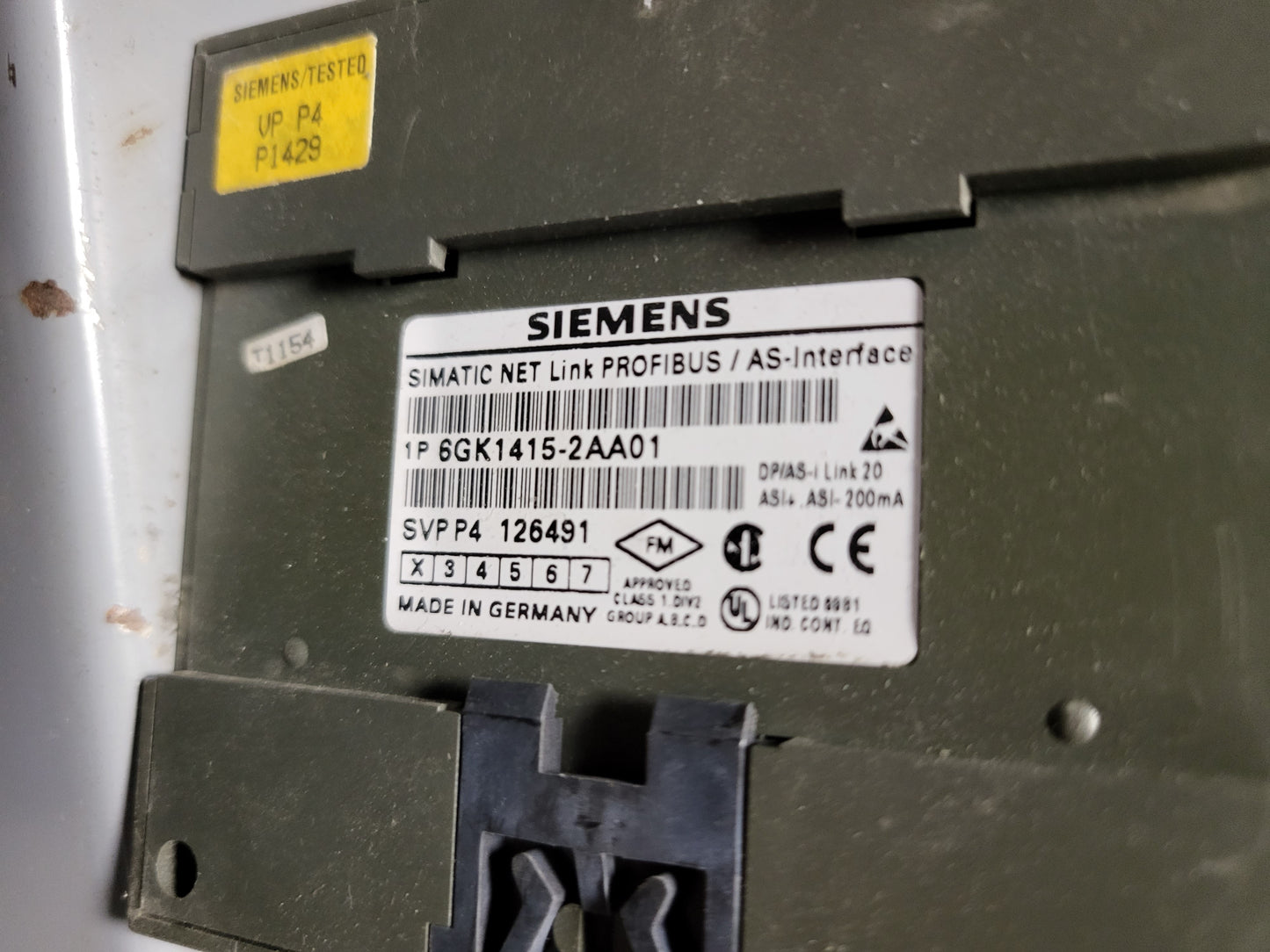 6GK1415-2AA01, DP/AS-Interface Link 20 module, interface card, profibus