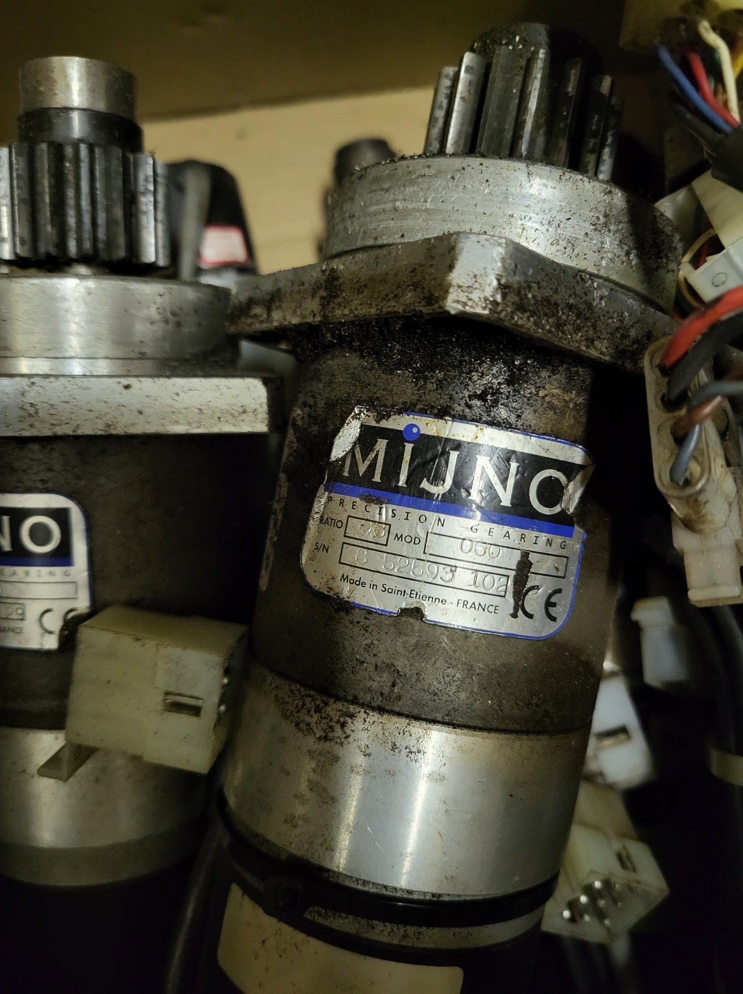 RX120LR1207 Parvex brand, DC servo motor (+ Mijno gear), 0.285Nm