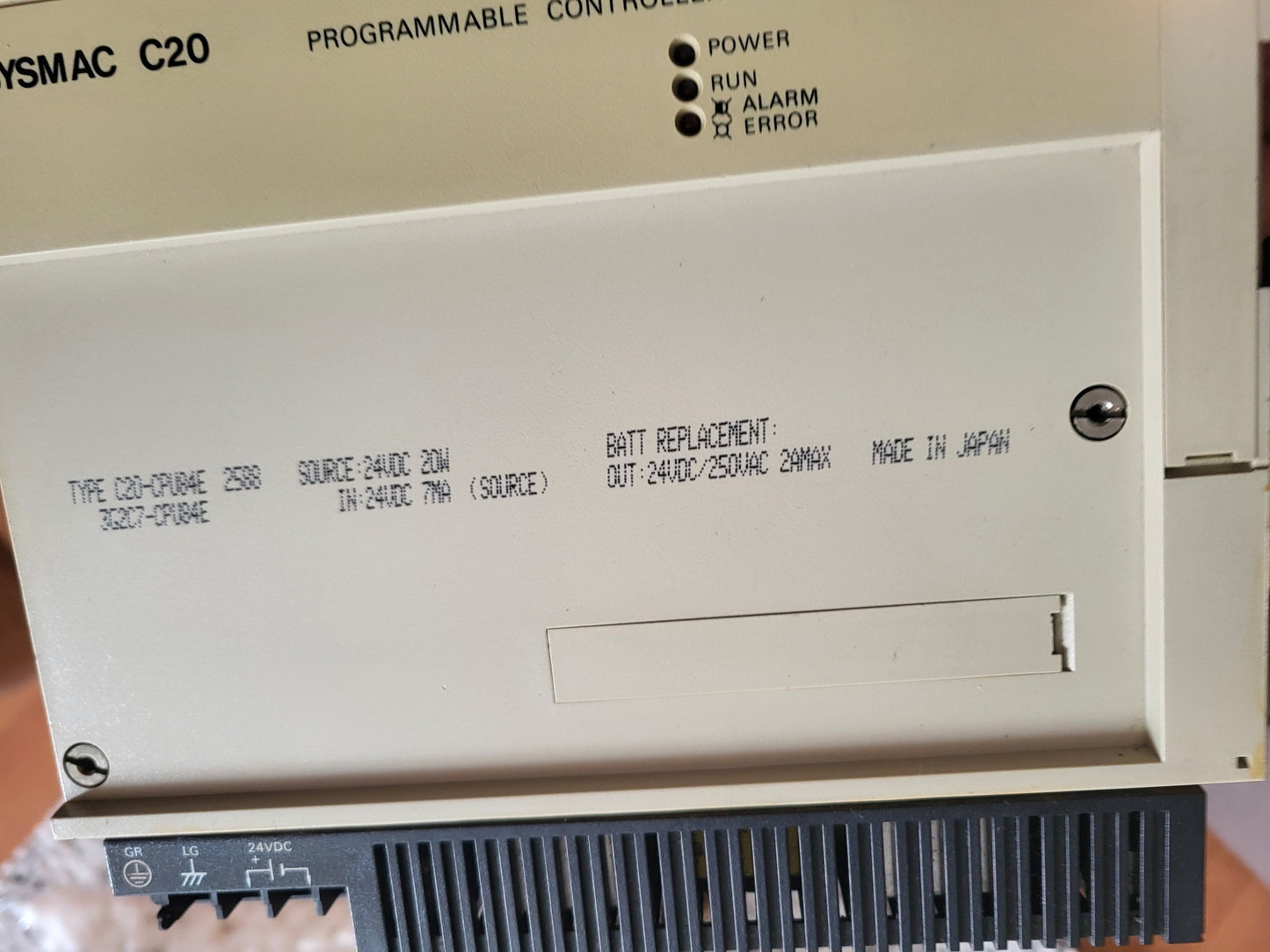C20-CPU84E, Sysmac C20, Omron, programmable controller