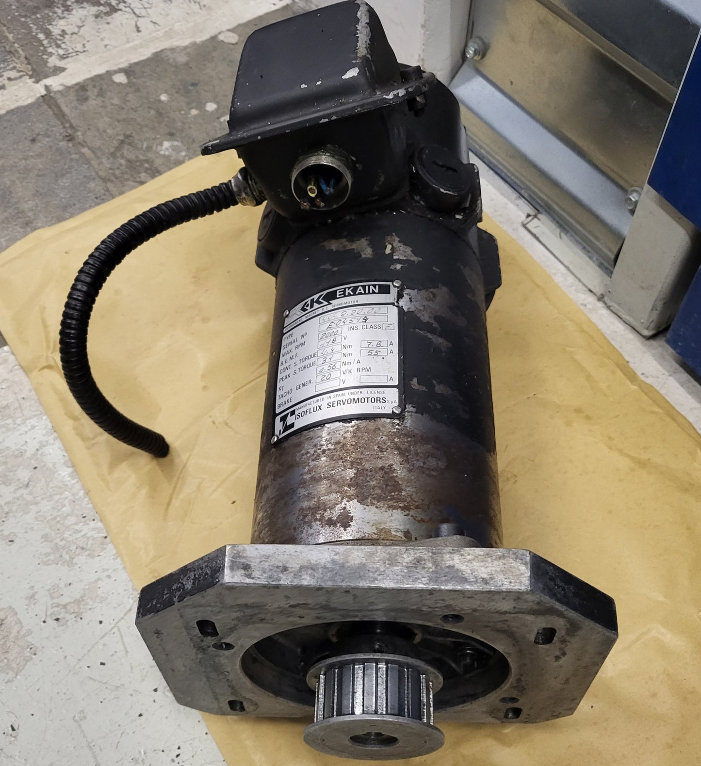 444.2.20.00, Ekain, Isoflux, DC-Servomotor, 4,4 Nm, 7,8 A