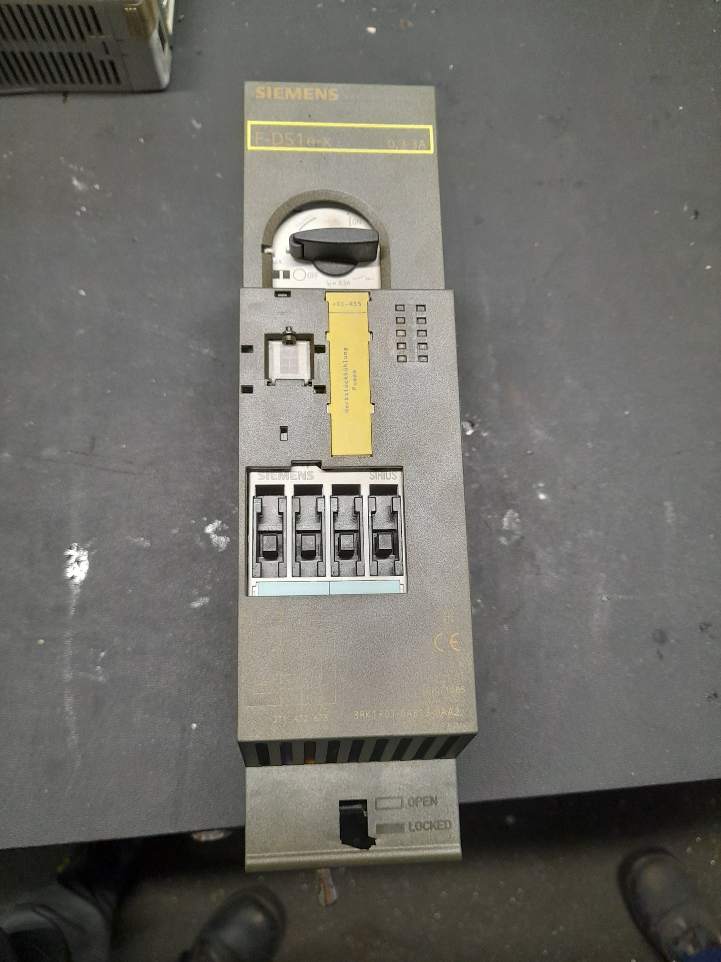 3RK1301-0AB13-0AA2, direkt-motorindító modul (DOL-starter), Siemens