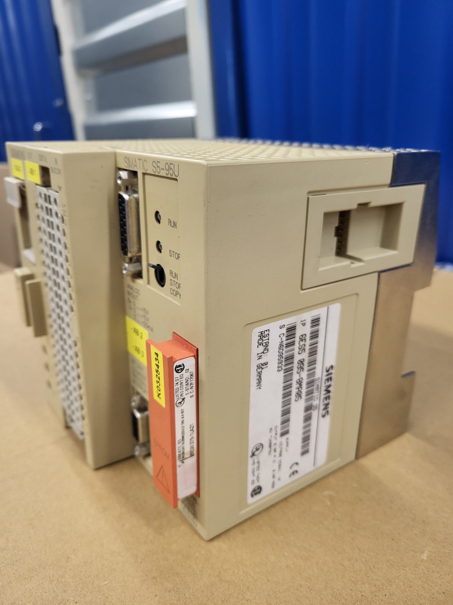 6ES5095-8MA05, Siemens, S5-95U plc unit (compact unit), including its memory module