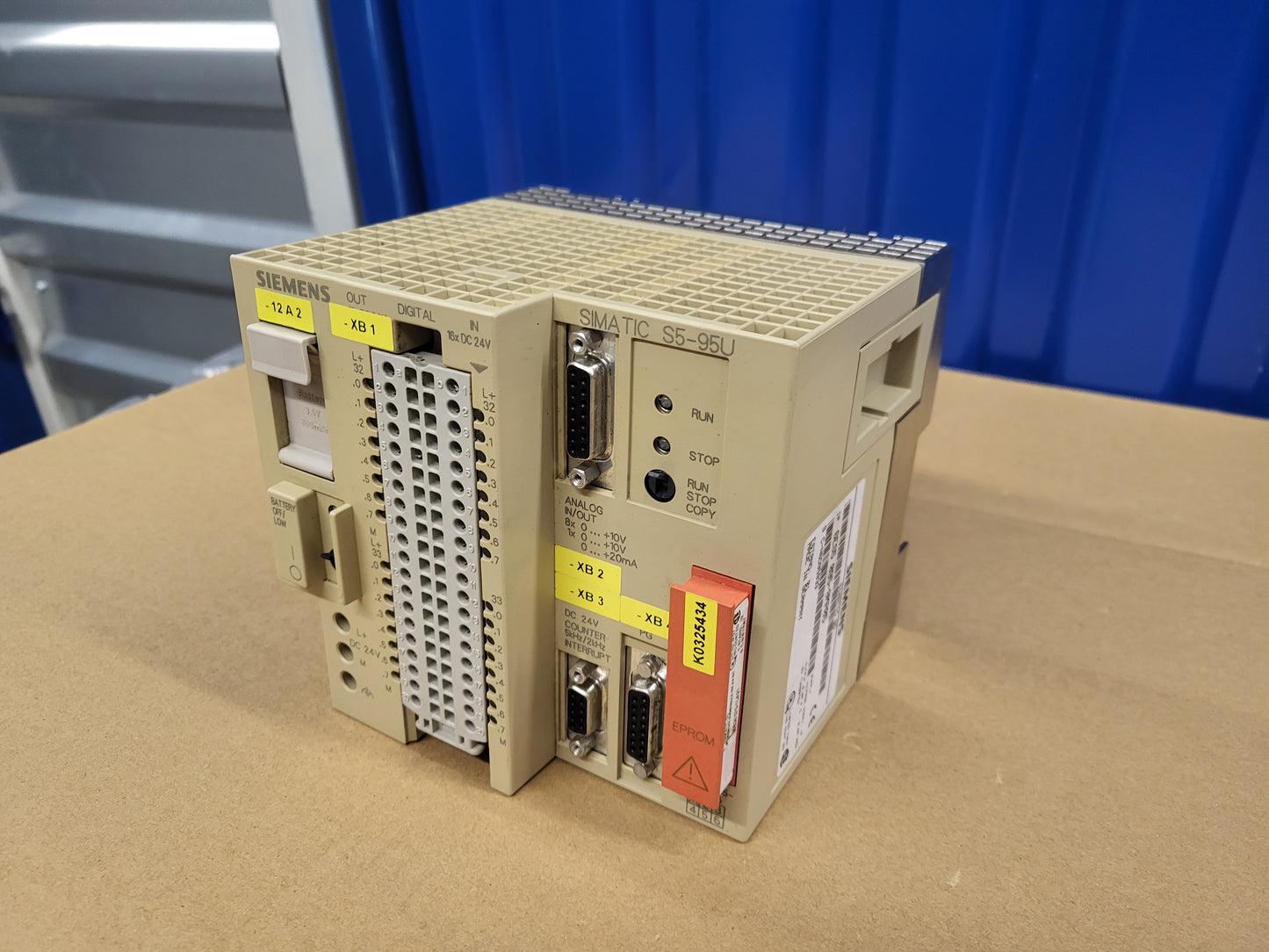6ES5095-8MA05, Siemens, S5-95U plc unit (compact unit), including its memory module
