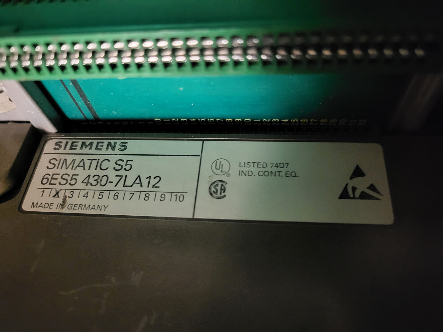 Siemens, Simatic S5, 115U, Siemens, full plc-rack, 943-as CPU-val