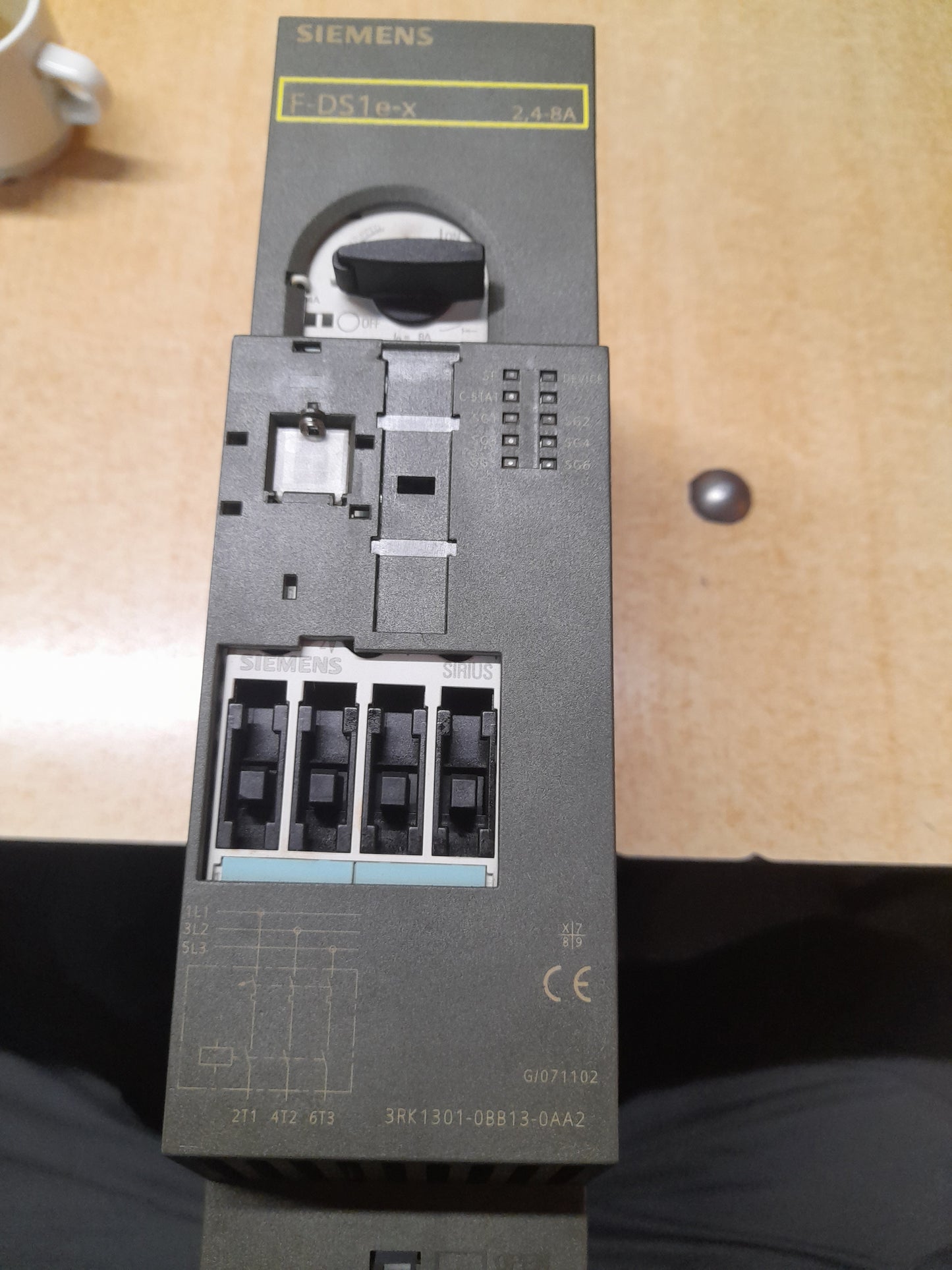 3RK1301-0BB13-0AA2, direkt motorindító modul, 2,4...8A