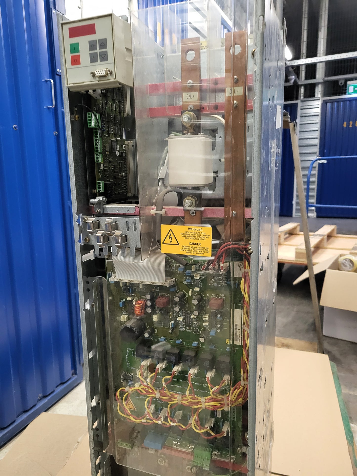 (NEW!) 6SE7031-7EE85-1AA0, Siemens, SIMOVERT Masterdrives, 75kW, 173A infeed/regenerative feedback, power supply module