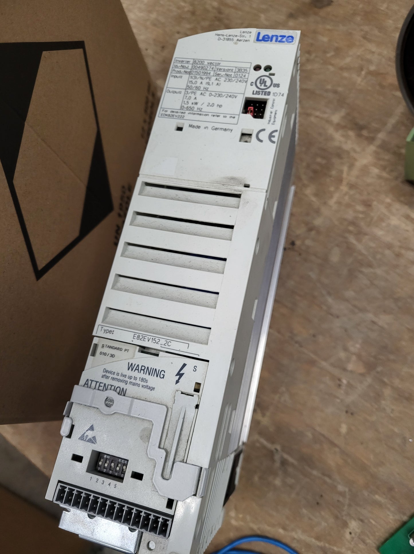 E82EV152_2C Frequenzumrichter, 1,5 kW
