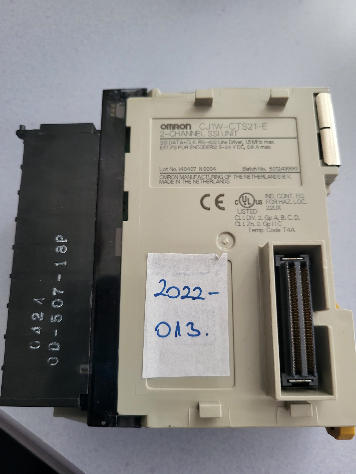 CJ1W-CTS21-E, Omron, high-speed counter input unit