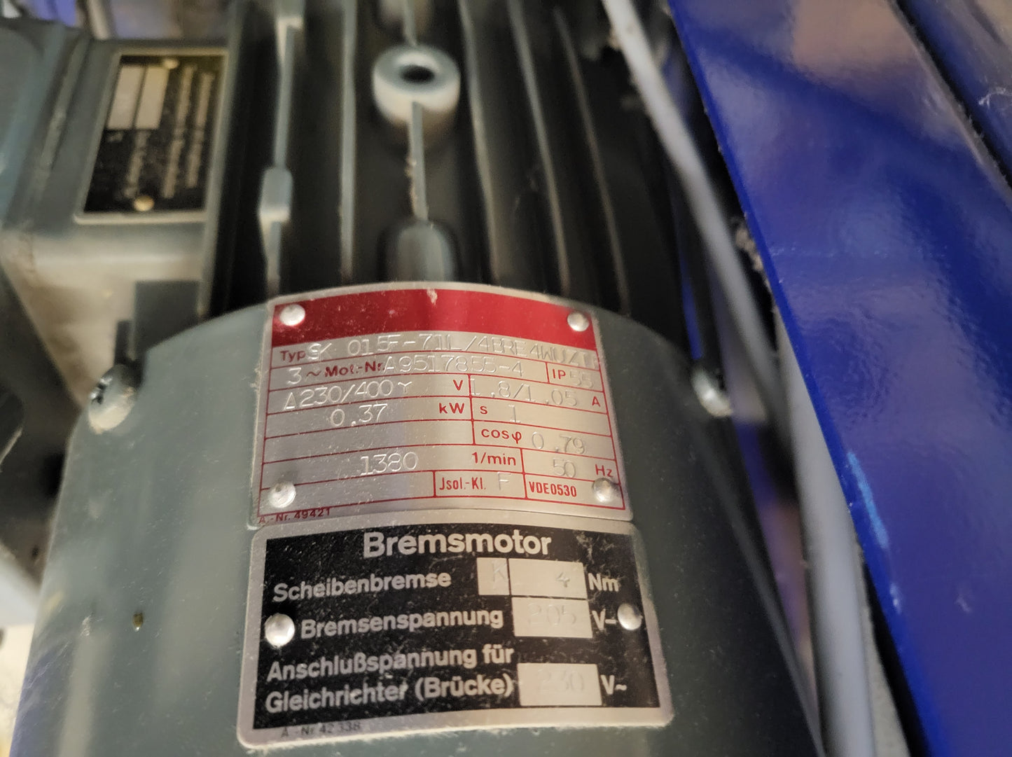 SK015f-71L/4BRE4WUZT, Nord, fékes motor