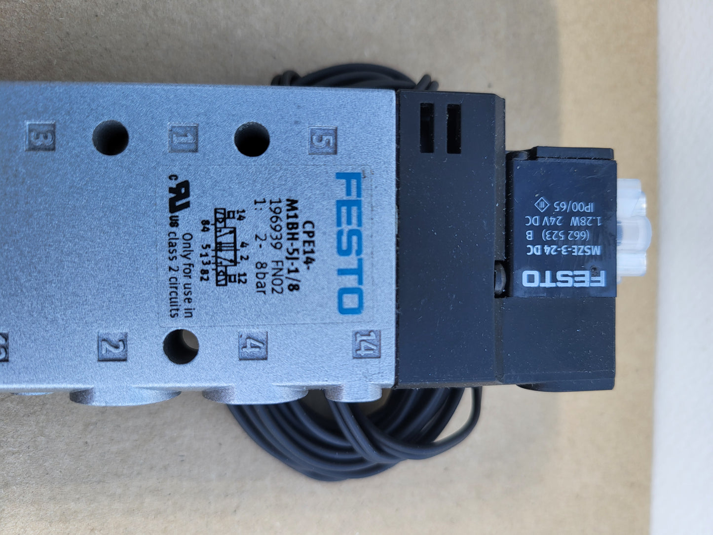 CPE14-M1BH-5J-1/8, Festo, max 8bar, solenoid valve