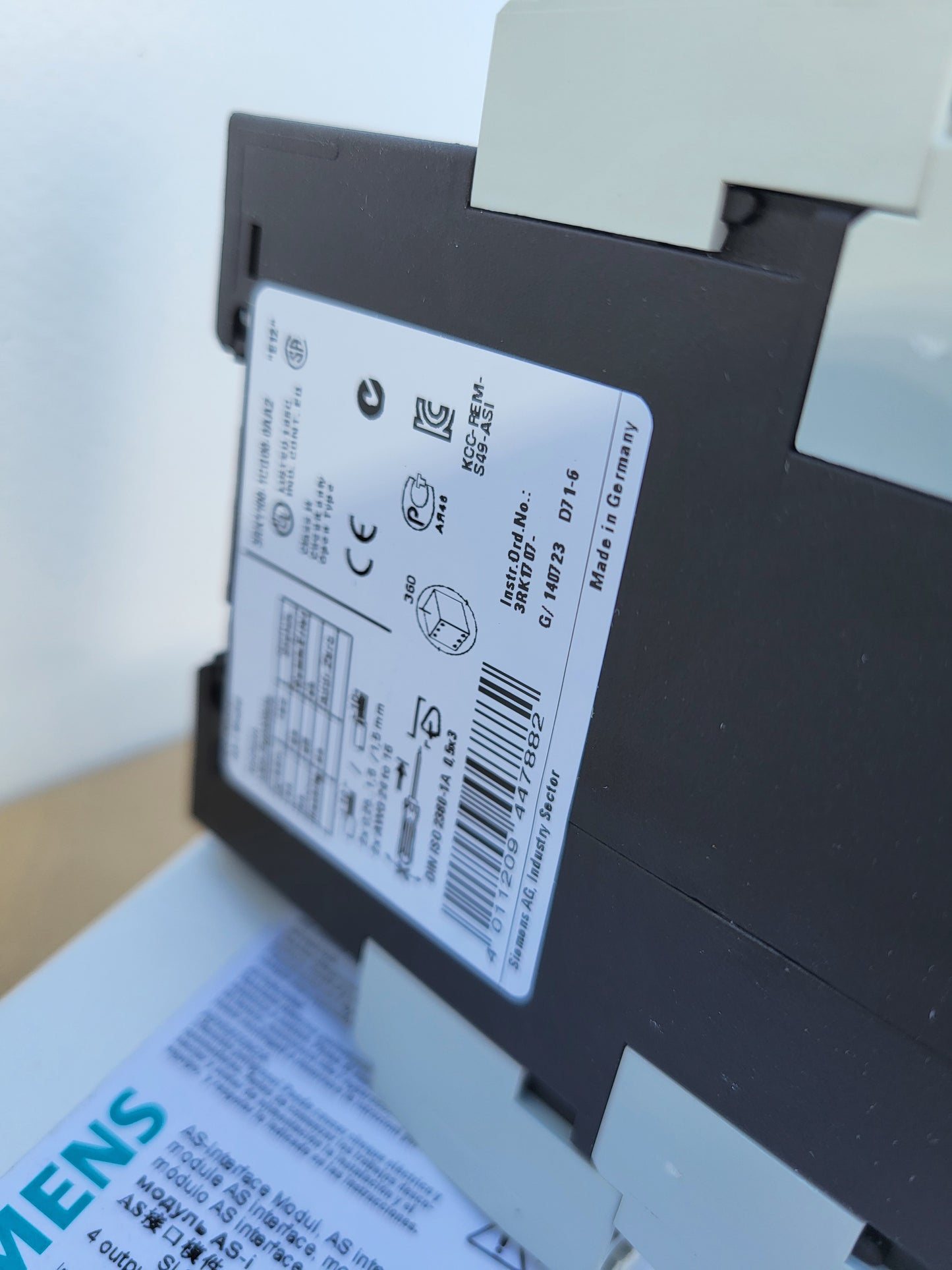 3RK1100-1CG00-0AA2, AS-i SlimLine, interfész modul, Siemens