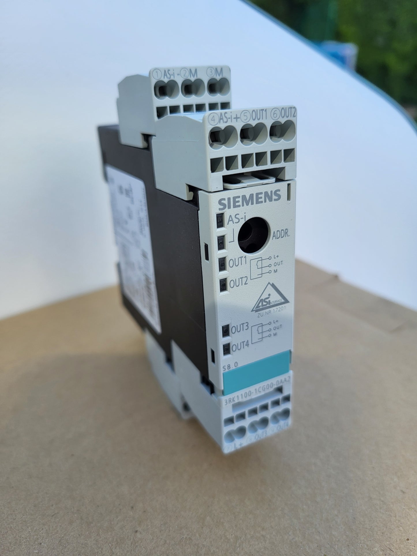 3RK1100-1CG00-0AA2, AS-i SlimLine, interfész modul, Siemens