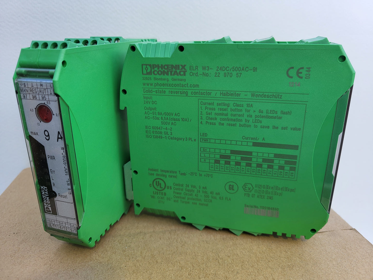 ELR W3- 24DC/500AC- 9I (2297057), Hybrid-Motorstarter, Phoenix Contact