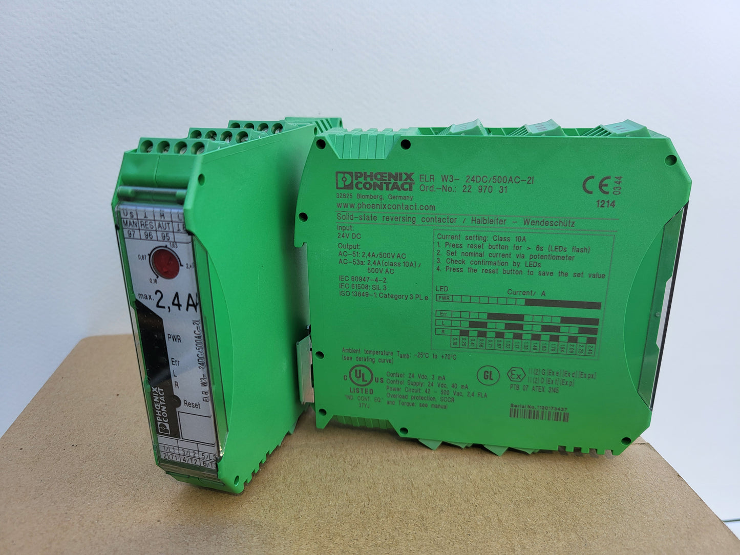 ELR W3- 24DC/500AC- 9I (2297057), Hybrid-Motorstarter, Phoenix Contact