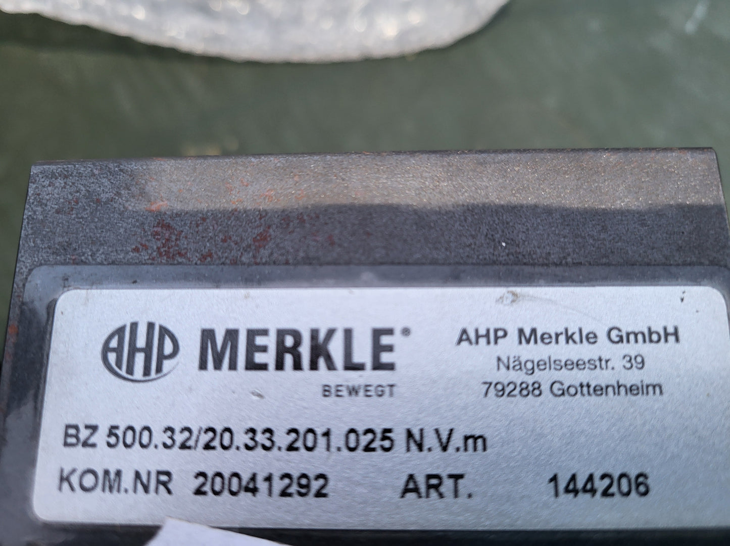 BZ 500.32/20.33.201.025 N.V.m, MERKLE