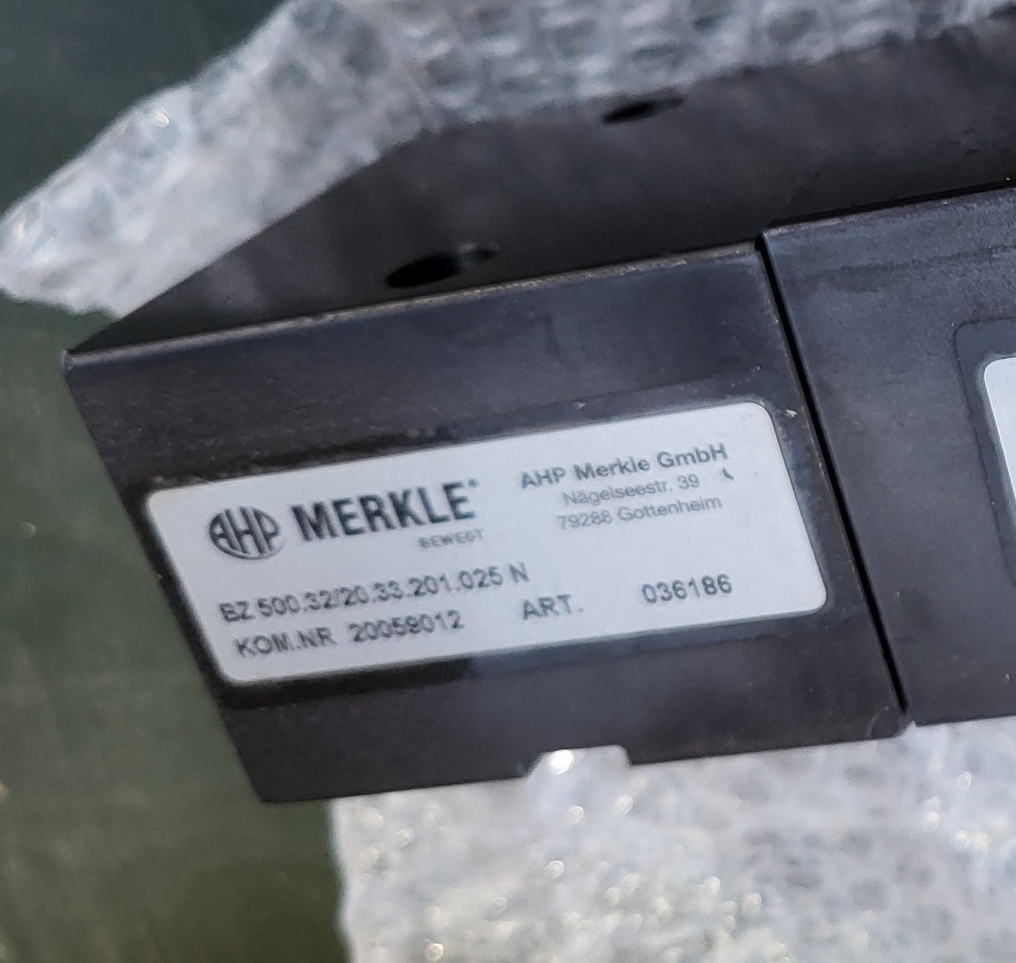 BZ 500.32/20.33.201.025 N, MERKLE, hidraulikus blokkhenger