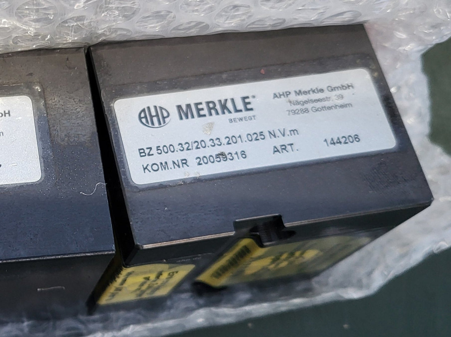 BZ 500.32/20.33.201.025 N.V.m, MERKLE