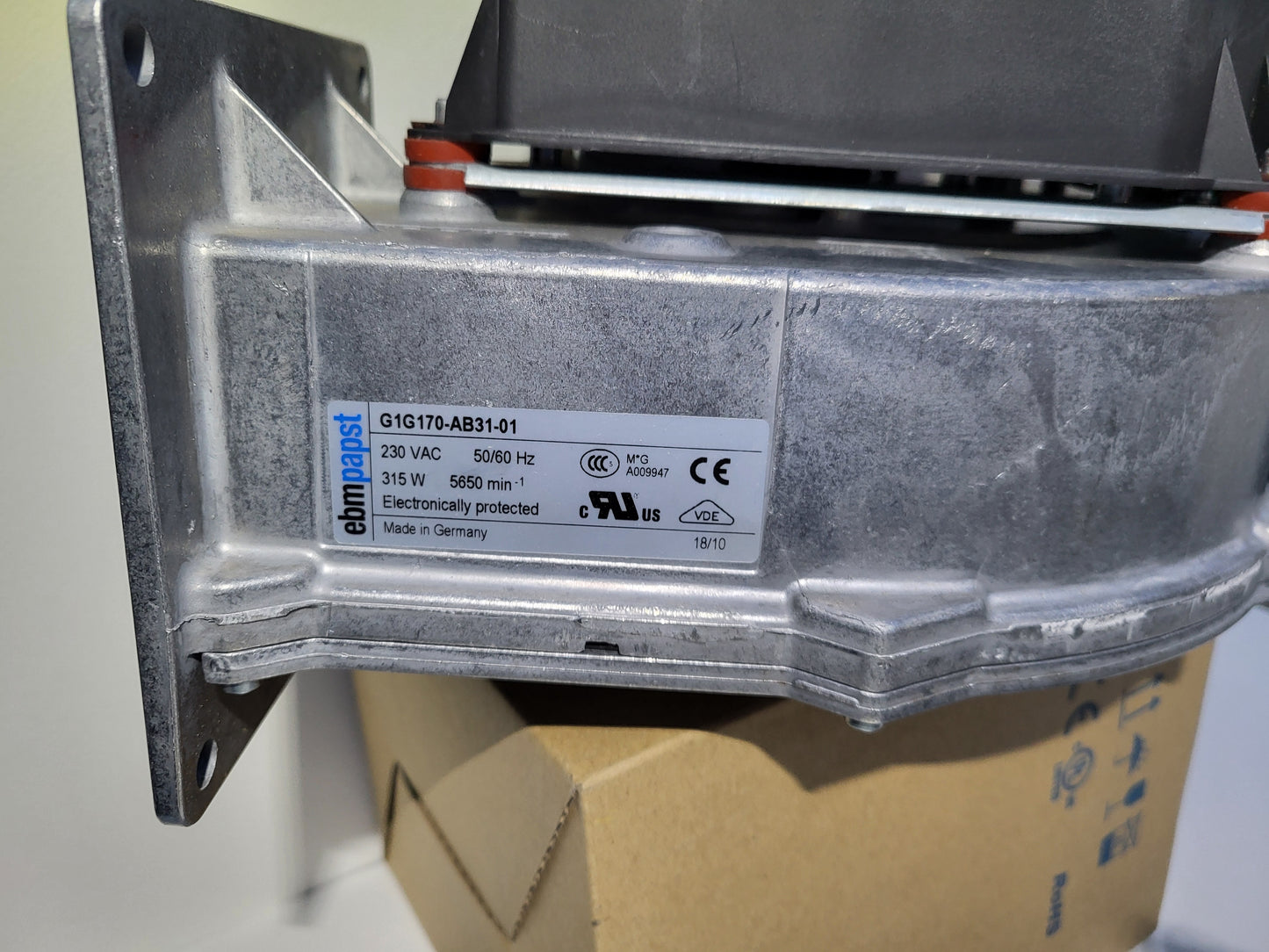 G1G170-AB31-01 boiler fan 230VAC 315W, EBMPAPST