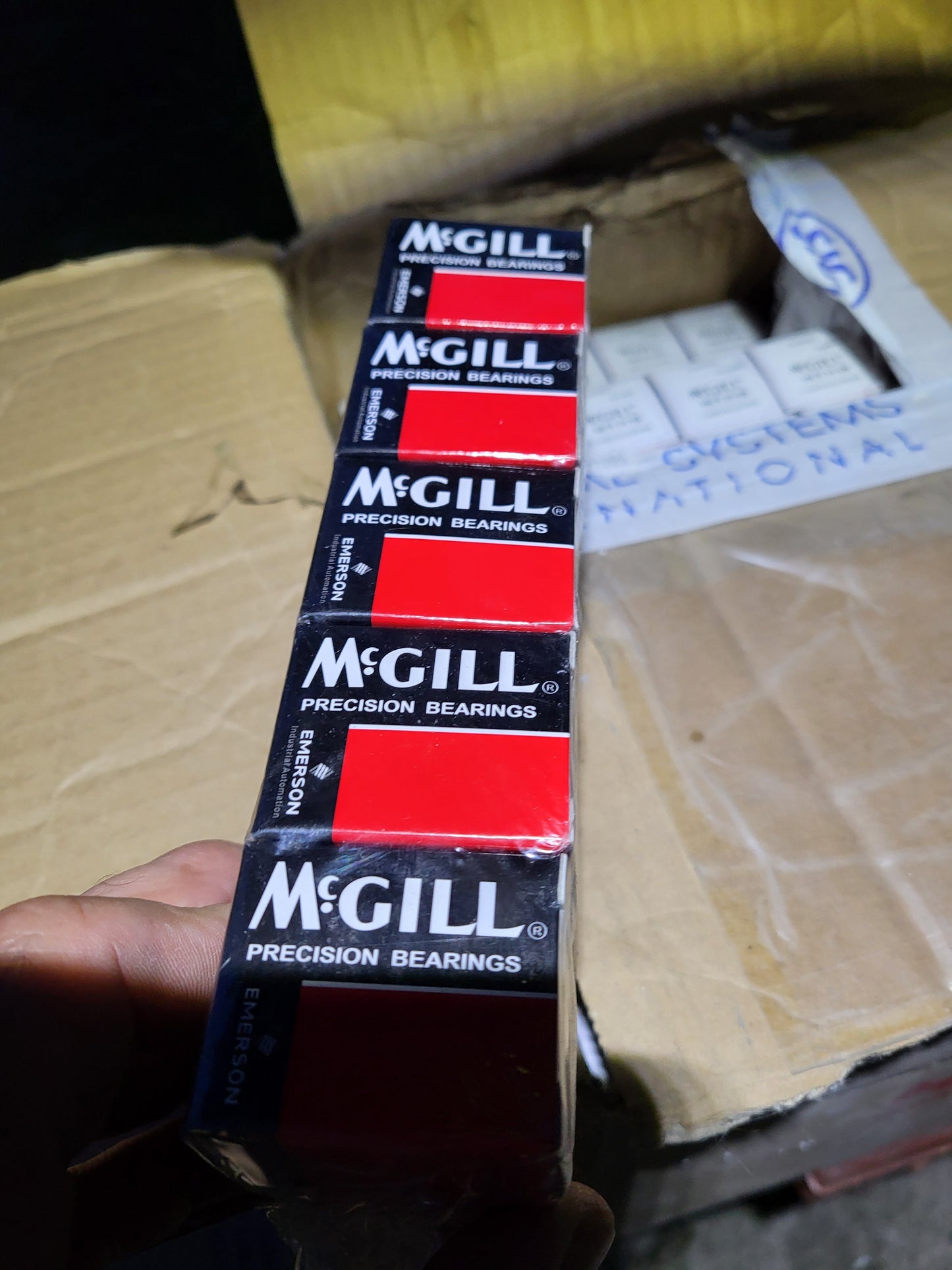 MCF 19 SB, MCGILL bearings