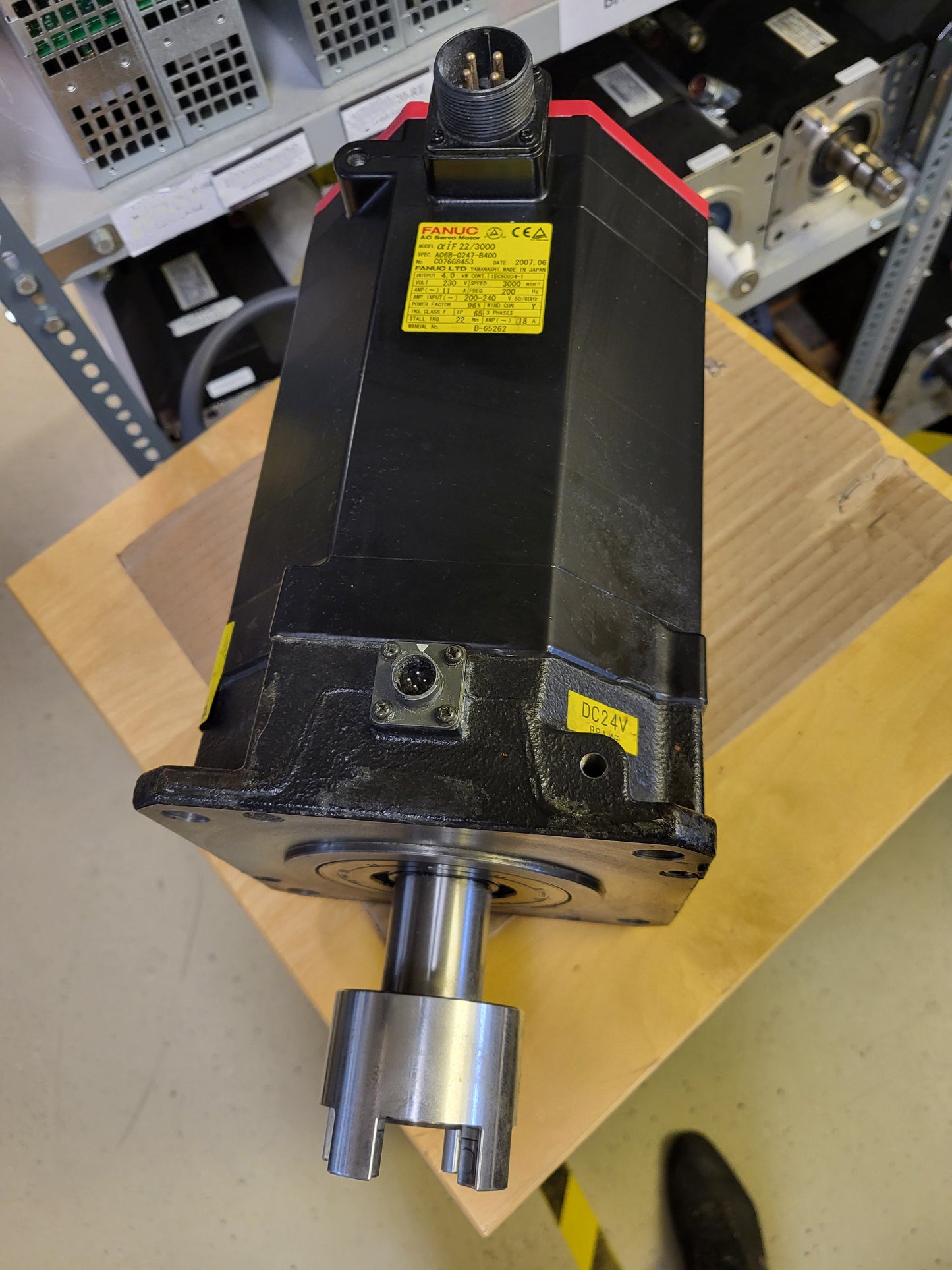 A06B-0247-B400, AC servo motor, 4kW, Fanuc