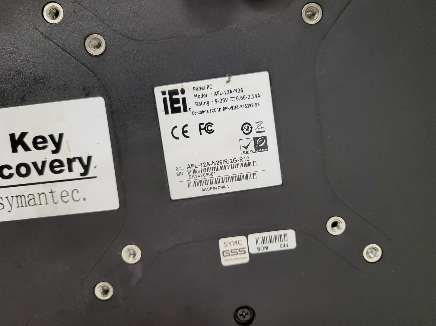 AFL-12A-N26/R/2G-R10, IEI, Panel-PC