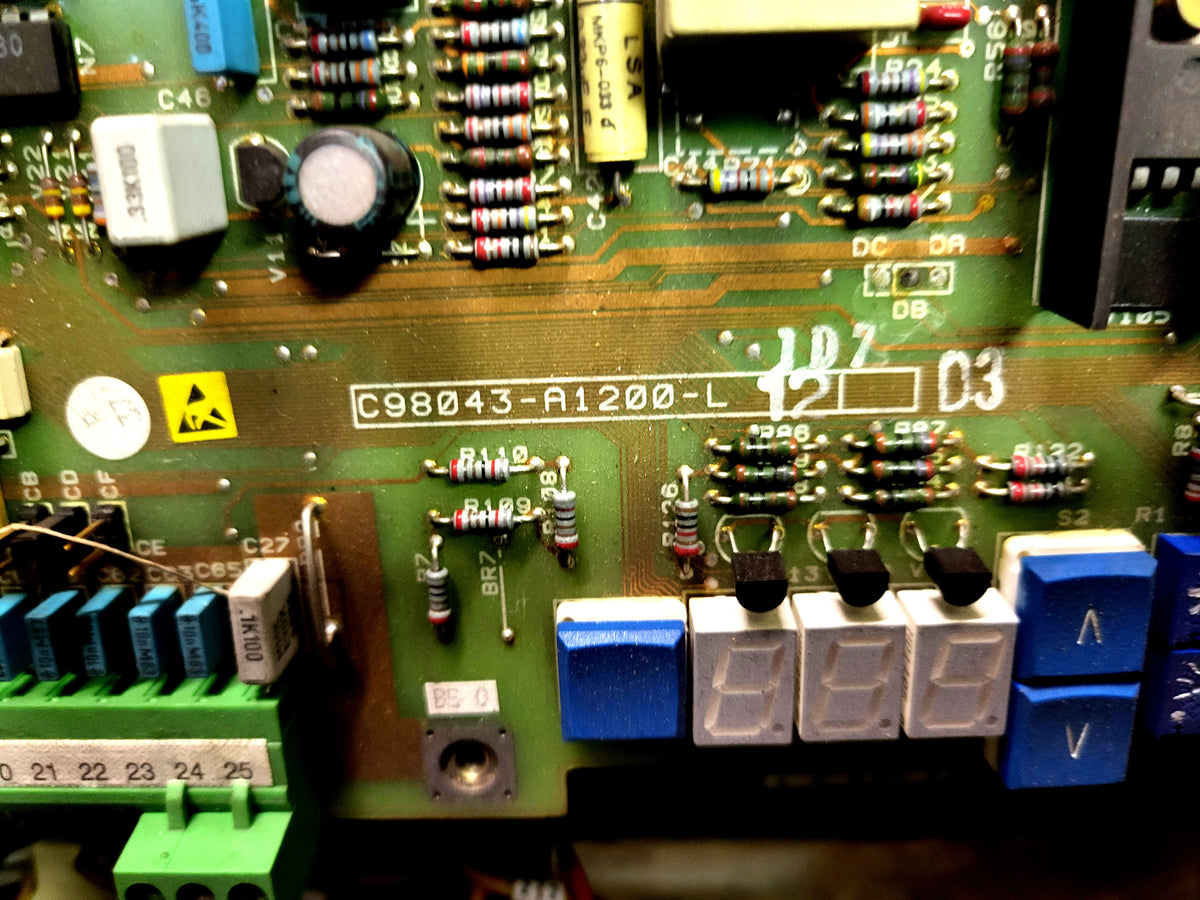 C98043-A1200-L12D3, SIMOREG szabályozó pcb-kártya