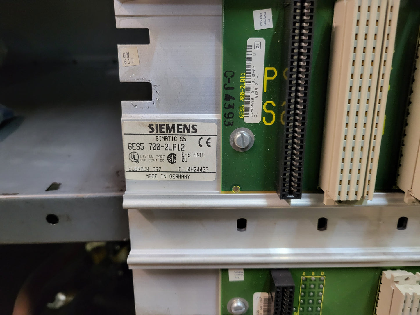 6ES5700-2LA12, S5115U plc-rendszerhez rack-egység
