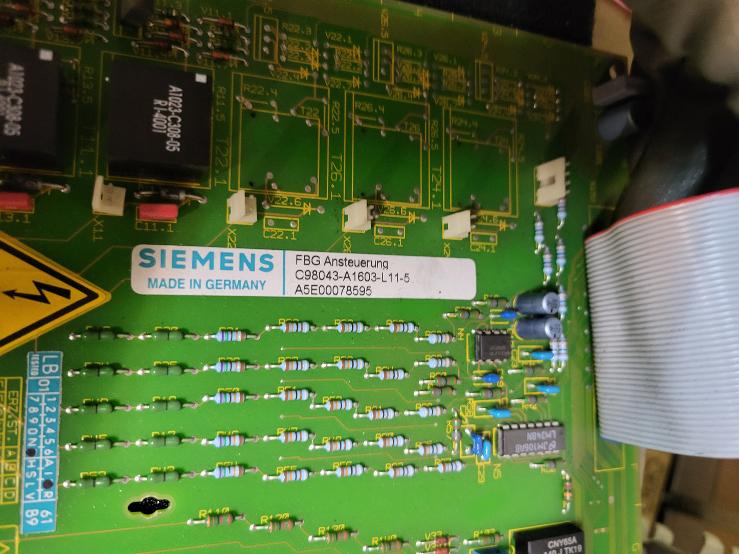 C98043-A1603-L11-5, vezérlőkártya SIMOREG 6RA2487-hez