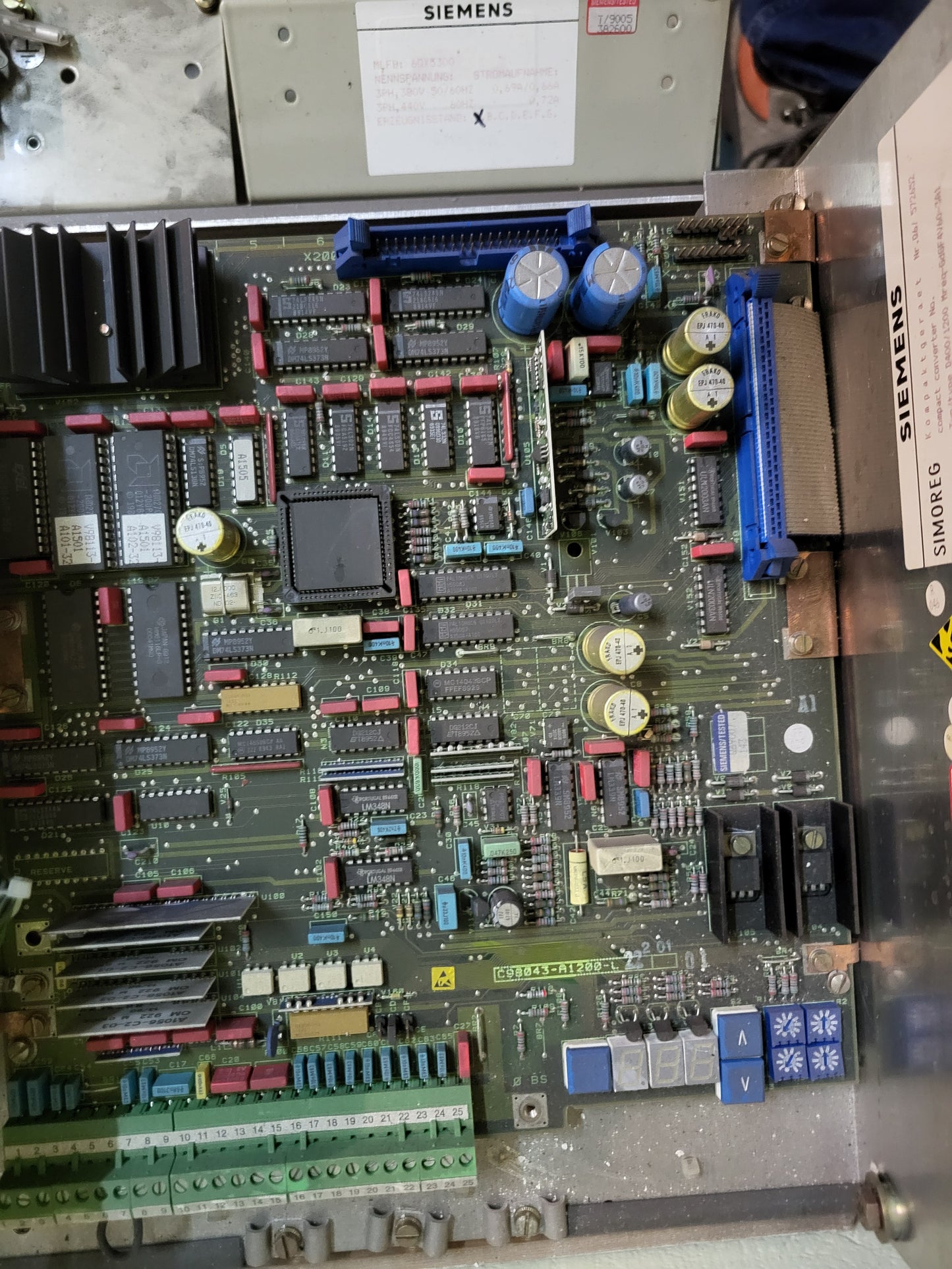 6RA2291-4DV60-0, Sitor, Simoreg K konverter, 1200A, Siemens