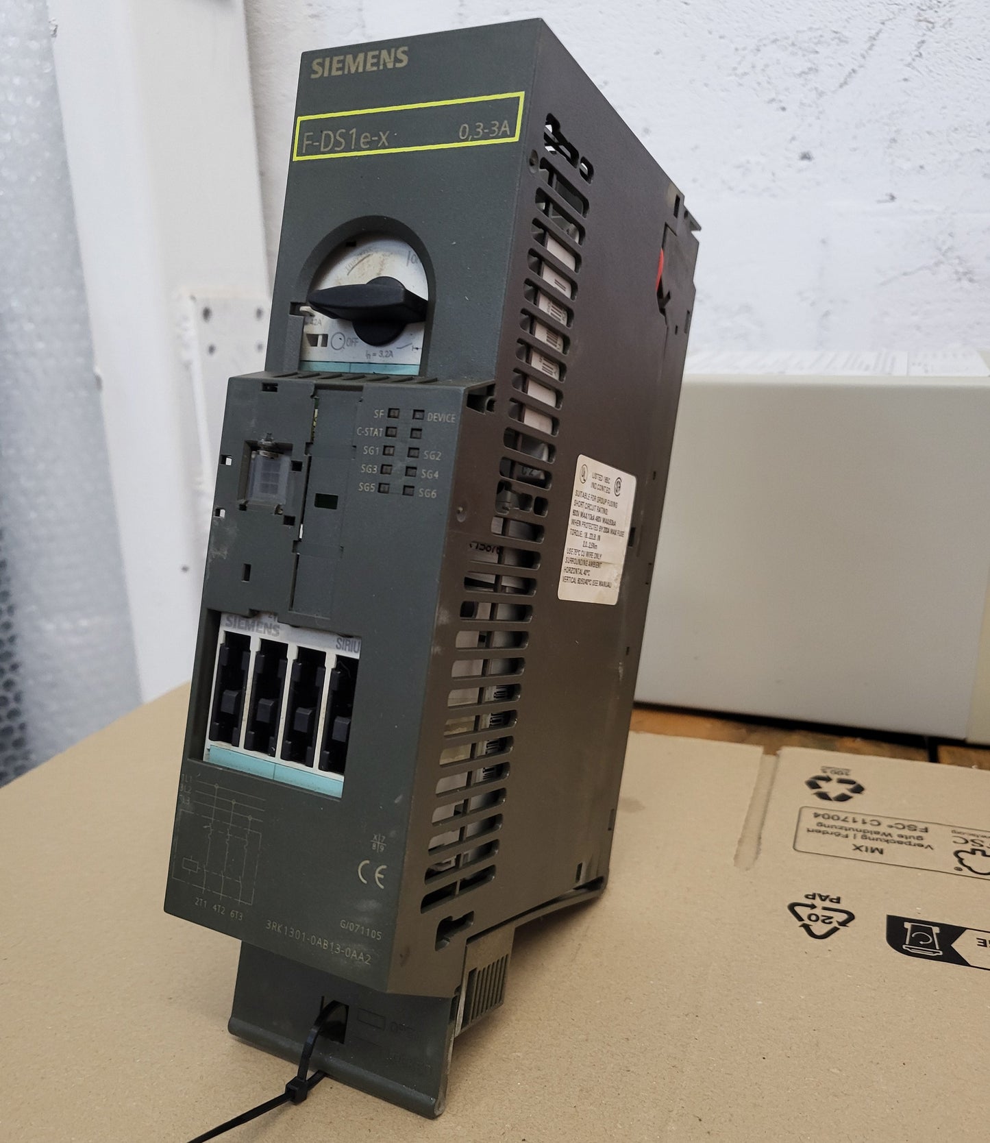 3RK1301-0AB13-0AA2, direkt-motorindító modul (DOL-starter), Siemens