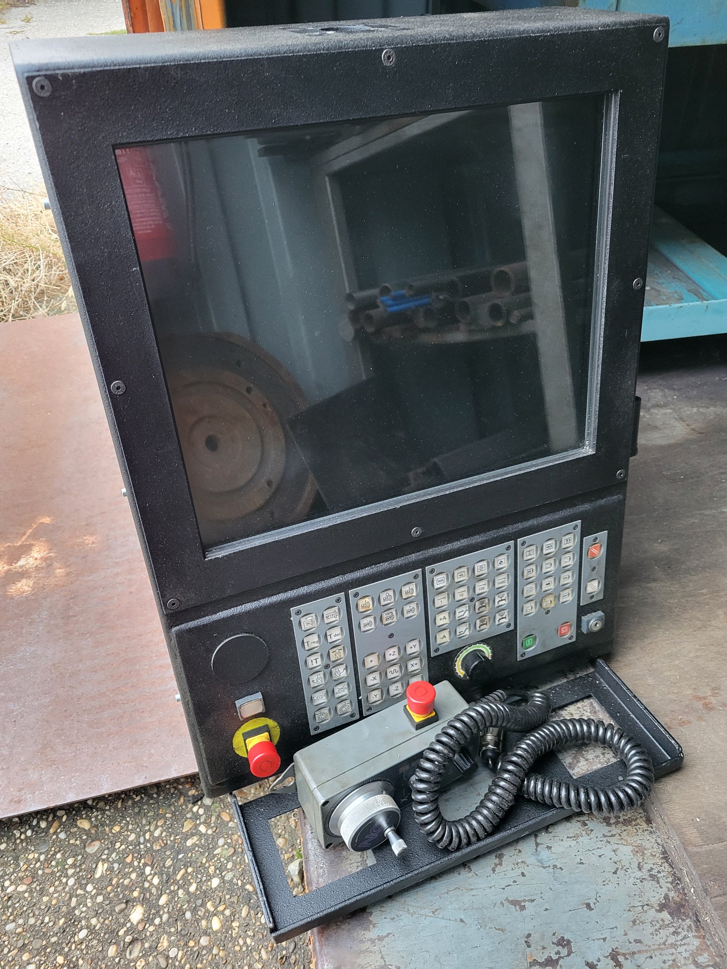 NCT201 CNC controller with handwheel and keyboard