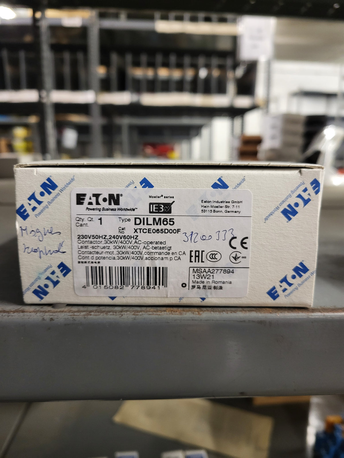 DILM65, kiegészítő kapcsoló modul, Eaton/Möeller