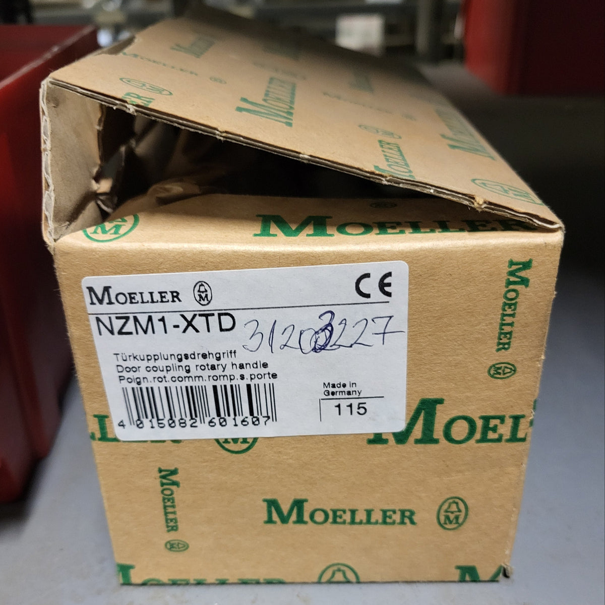 NZM1-XTD, áramkör-megszakító, kiegészítő fogantyúmechanizmus kapcsolóelem, Eaton Moeller