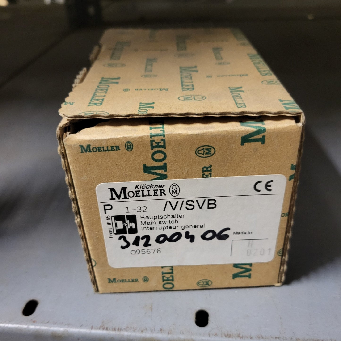P1-32/V/SVB, 095676, main switch, Eaton Moeller