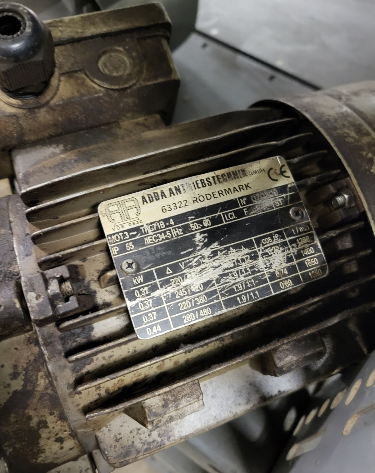 TFC71B-4, Hajtóműmotor, Adda Antriebstechnik