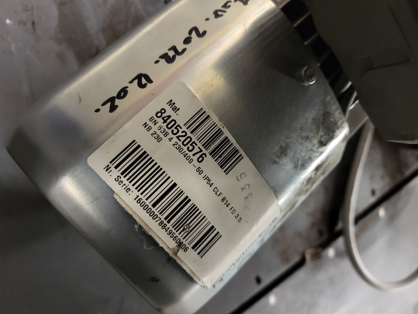 840520576, Bonfiglioli gear motor, 0.18kW, BN 63B 4 B14 FD 230/400-50 IP54