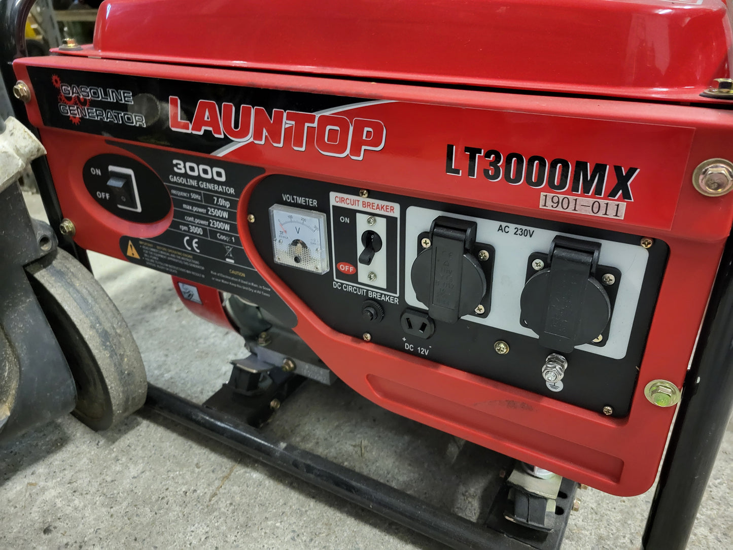 LT3000MX, áramfejlesztő, Launtop